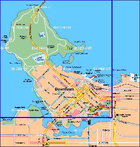 carte de Vancouver en allemand