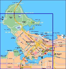 carte de Vancouver en allemand