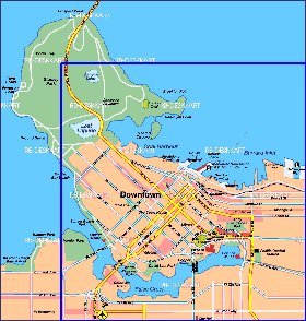 carte de Vancouver en allemand