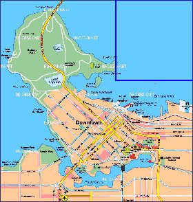 carte de Vancouver en allemand