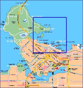 carte de Vancouver en allemand