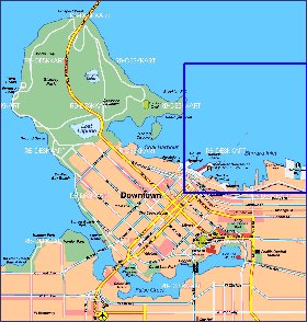 carte de Vancouver en allemand