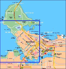 carte de Vancouver en allemand