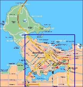 carte de Vancouver en allemand