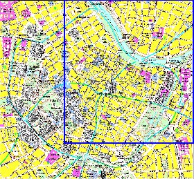 mapa de Viena em alemao