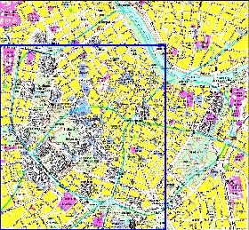 mapa de Viena em alemao