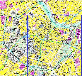 mapa de Viena em alemao