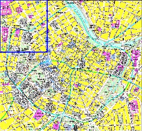 carte de Vienne en allemand