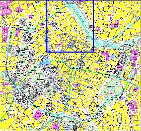 carte de Vienne en allemand