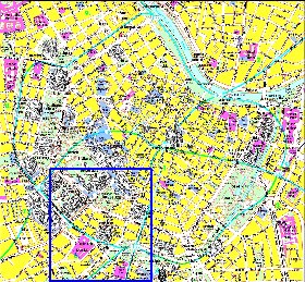 carte de Vienne en allemand