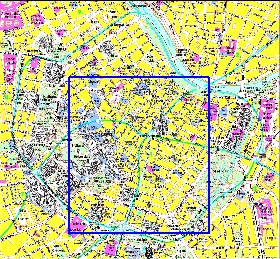 mapa de Viena em alemao