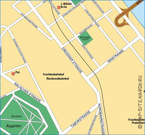 mapa de Viena