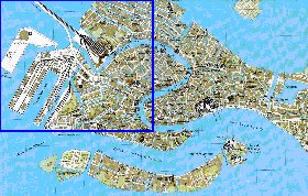 Transport carte de Venise