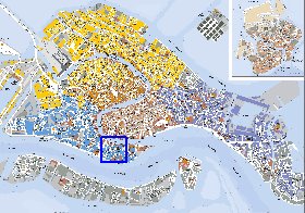 mapa de Veneza