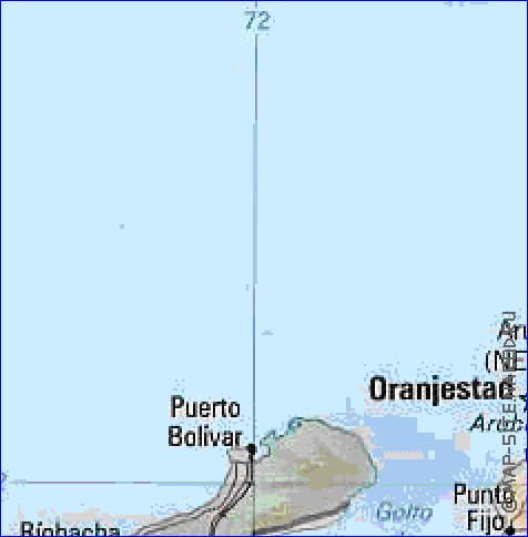 Administrativa mapa de Venezuela