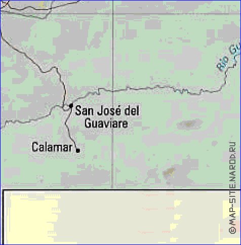 Administratives carte de Venezuela