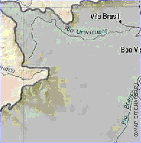 Administratives carte de Venezuela