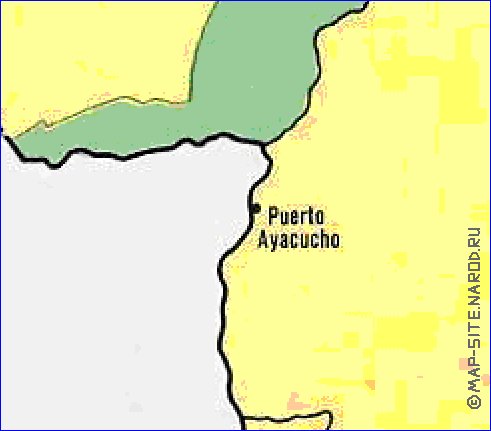 carte de de la densite de population Venezuela