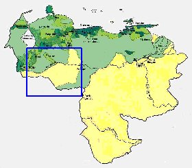 carte de de la densite de population Venezuela