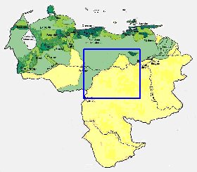 carte de de la densite de population Venezuela