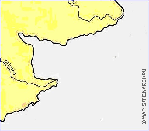 mapa de de densidade populacional Venezuela