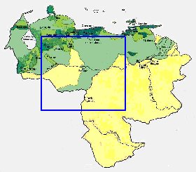 carte de de la densite de population Venezuela