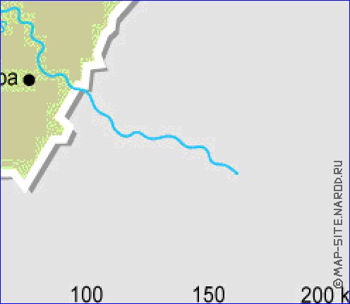 Fisica mapa de Hungria em ingles