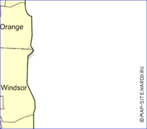 Administratives carte de Vermont