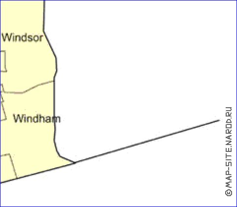 Administratives carte de Vermont