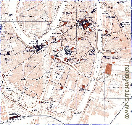 carte de Verone en italien