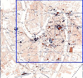 mapa de Verona em italiana