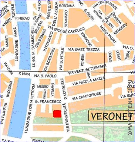 carte de Verone