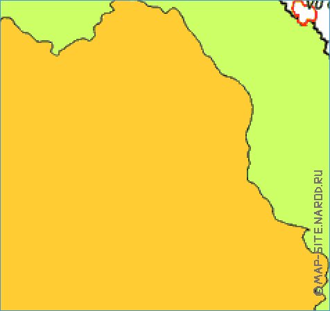 Administrativa mapa de Vietname em ingles