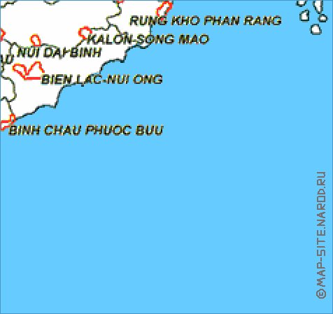 Administrativa mapa de Vietname em ingles