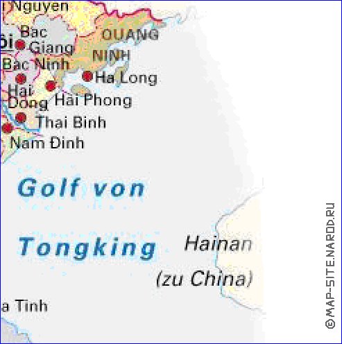 Administratives carte de Viet Nam