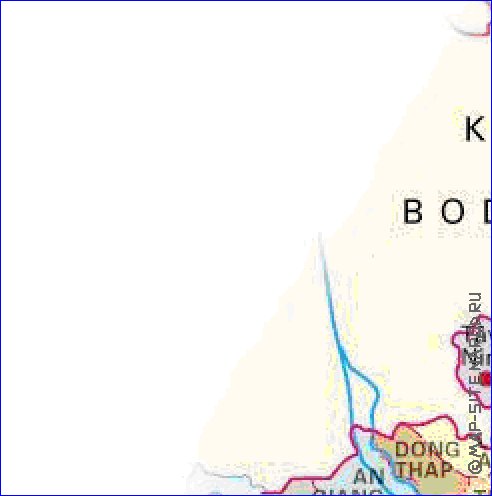 Administrativa mapa de Vietname