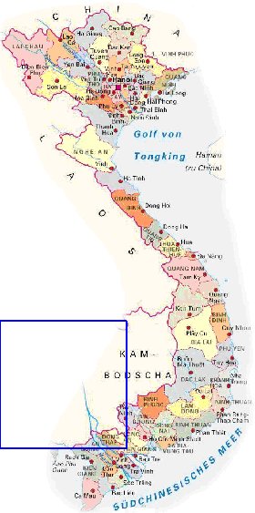 Administrativa mapa de Vietname