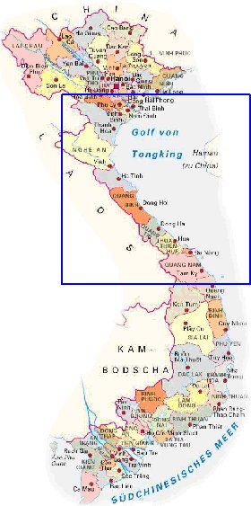 Administrativa mapa de Vietname