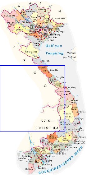 Administrativa mapa de Vietname