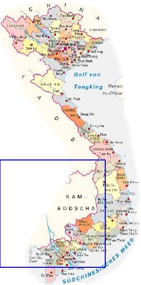 Administrativa mapa de Vietname