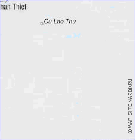 mapa de Vietname em ingles