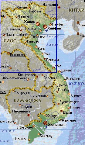 Fisica mapa de Vietname