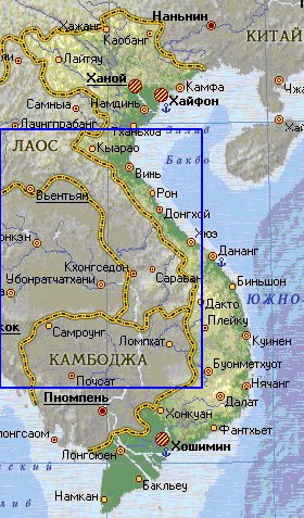 Fisica mapa de Vietname