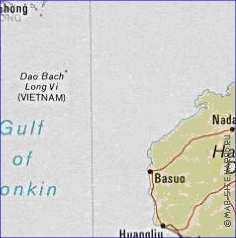mapa de Vietname