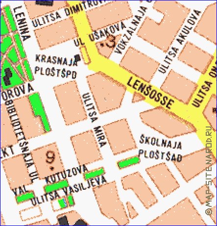 carte de Vyborg en langue finlandaise