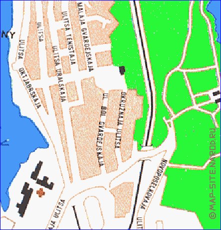 mapa de Vyborg em finlandesa