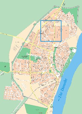 mapa de Vidin