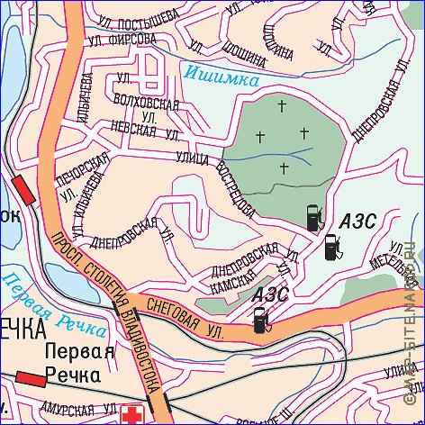 carte de Vladivostok