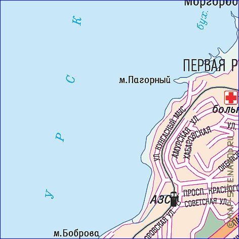 carte de Vladivostok