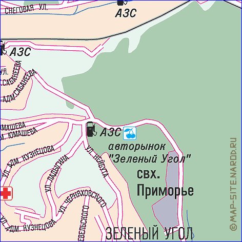 carte de Vladivostok